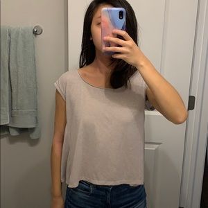 S american eagle open back top